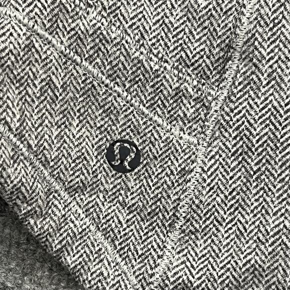 Lululemon Pullover Womens 6 Swiftly Tech Half Zip Run Jacket Hoodie Herringbone - Picture 6 of 11